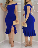 Rhinestone Embellished Women Dress