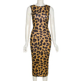 Fashion Leopard Women Dress