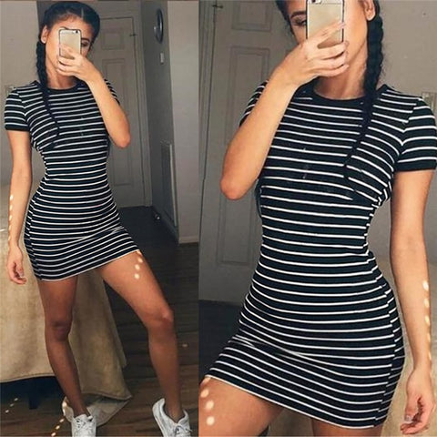 Zebra Style Women Dress