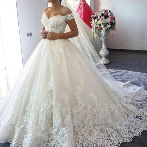 Lover White Wedding Dress